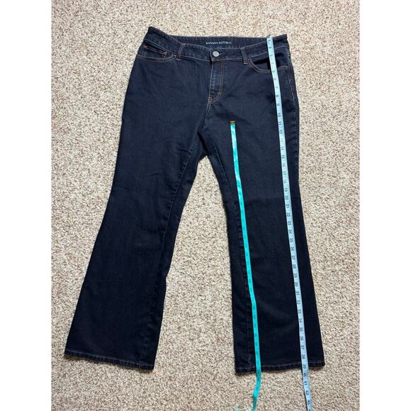 BANANA REPUBLIC Woman's Jeans/Pants 32P (Petite) Curvy Boot Cut, Dark Blue - Picture 4 of 9